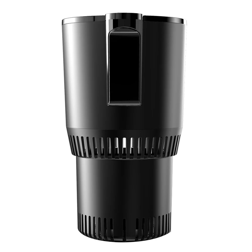 12V Car Office Cup Warmer Cooler with Temperature Display 2 In 1 Beverage Bottle Can Cooler Car Smart Hot Cold Cup Drinks Holder